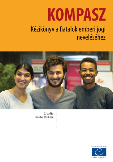 KOMPASZ Kézikönyv a fiatalok emberi jogi neveleséséhez Kiadvány borítókép