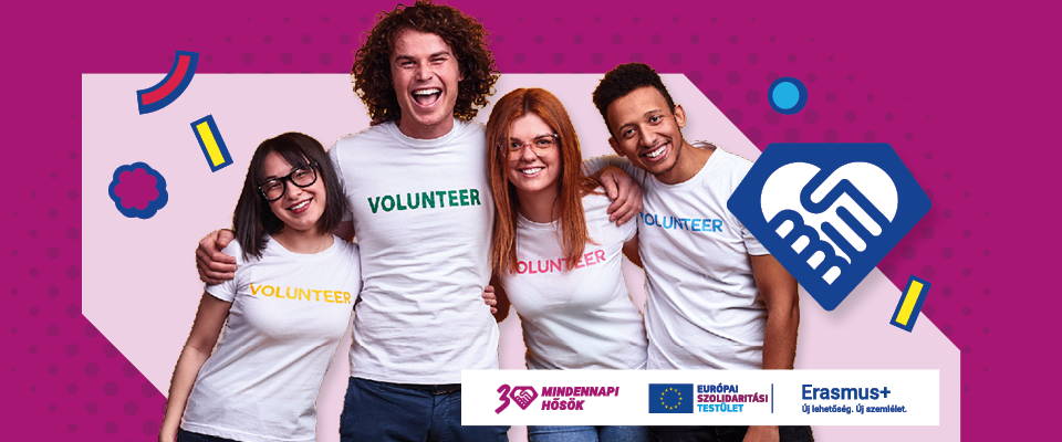 Ajánló grafika a Az önkéntesség menő - mondd el a te sztorid! című tartalomhoz.
