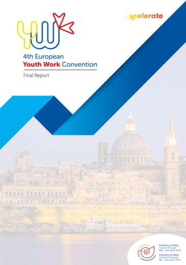 Youthwork xcelerate riport a közös európai iránytű az ifjúsági munka fejlesztéséhez borítóképe